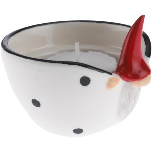 Nääsgränsgården Candle holder/bowl Peek A Boo Santa, Titte-Bøh Julemand fyrfadsstage/skål