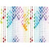 188 curtain beads plastic multi colour